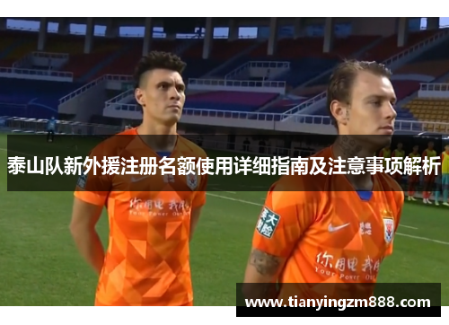 泰山队新外援注册名额使用详细指南及注意事项解析